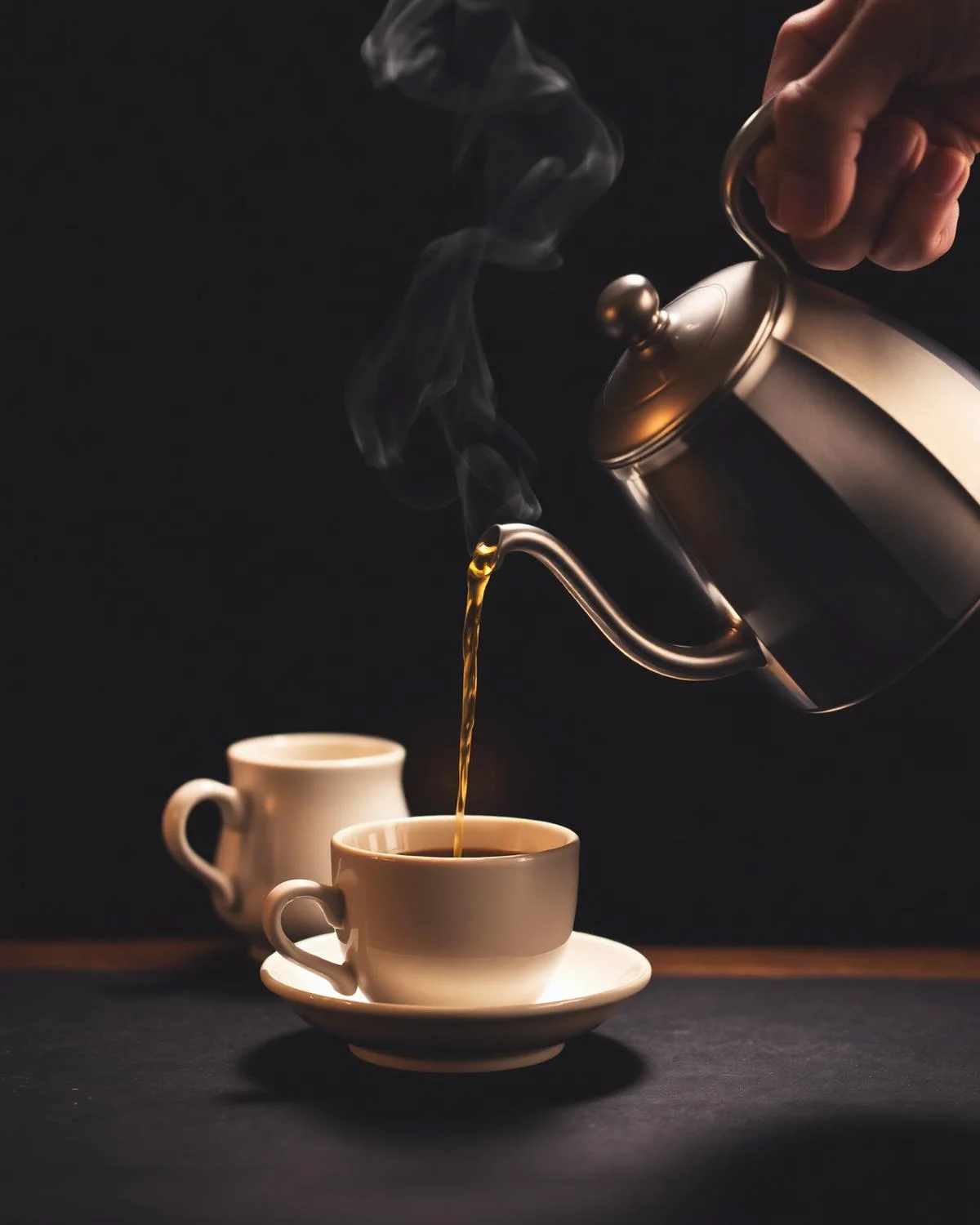 Pour-over coffee and specialty drinks